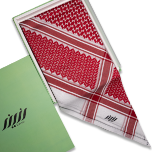 شماغ رزين احمر غامق | RZEEN-RZE505