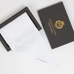 شماغ جينيفا ليونز لميتد ابيض سويسرى | GENEVA LIONS LIMITED EDITION G2403