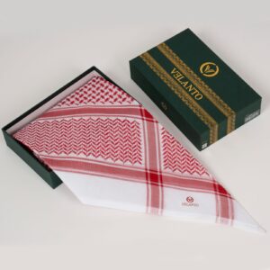 شماغ فلانتو احمر كلاسيك فاتح VELANTO-V501